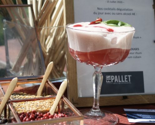 Cocktails chic et innovant pour Mariage par Fin Pallet