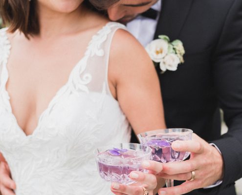 Cocktails chics pour mariage par Fin Pallet